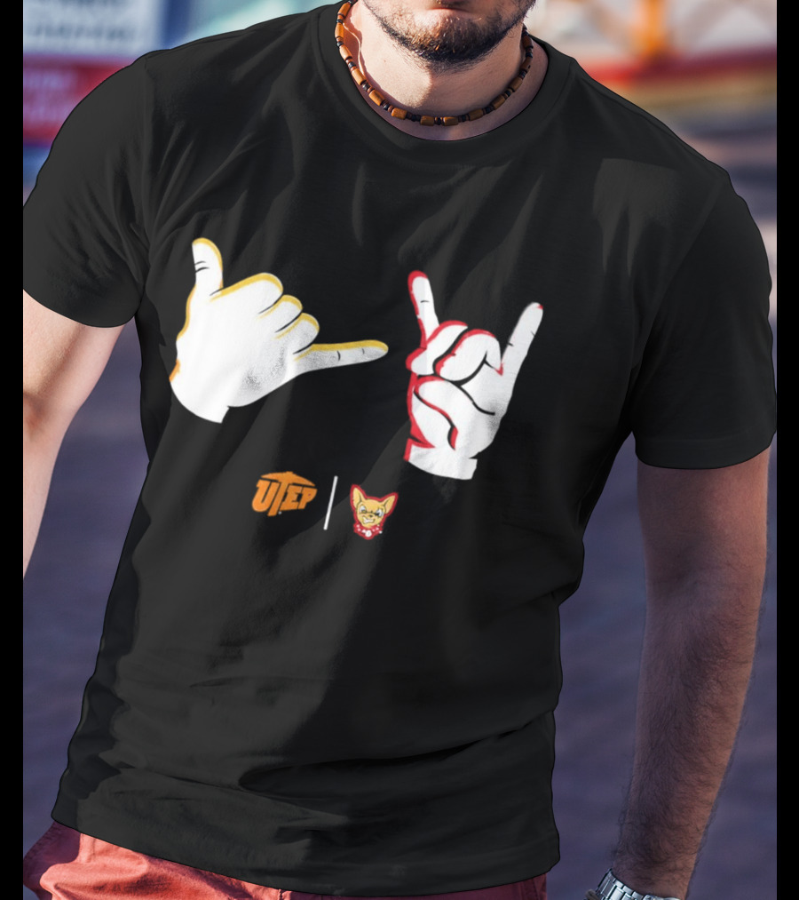 El Paso Chihuahuas Fear The Ears Hand Signs Gesture T-Shirt