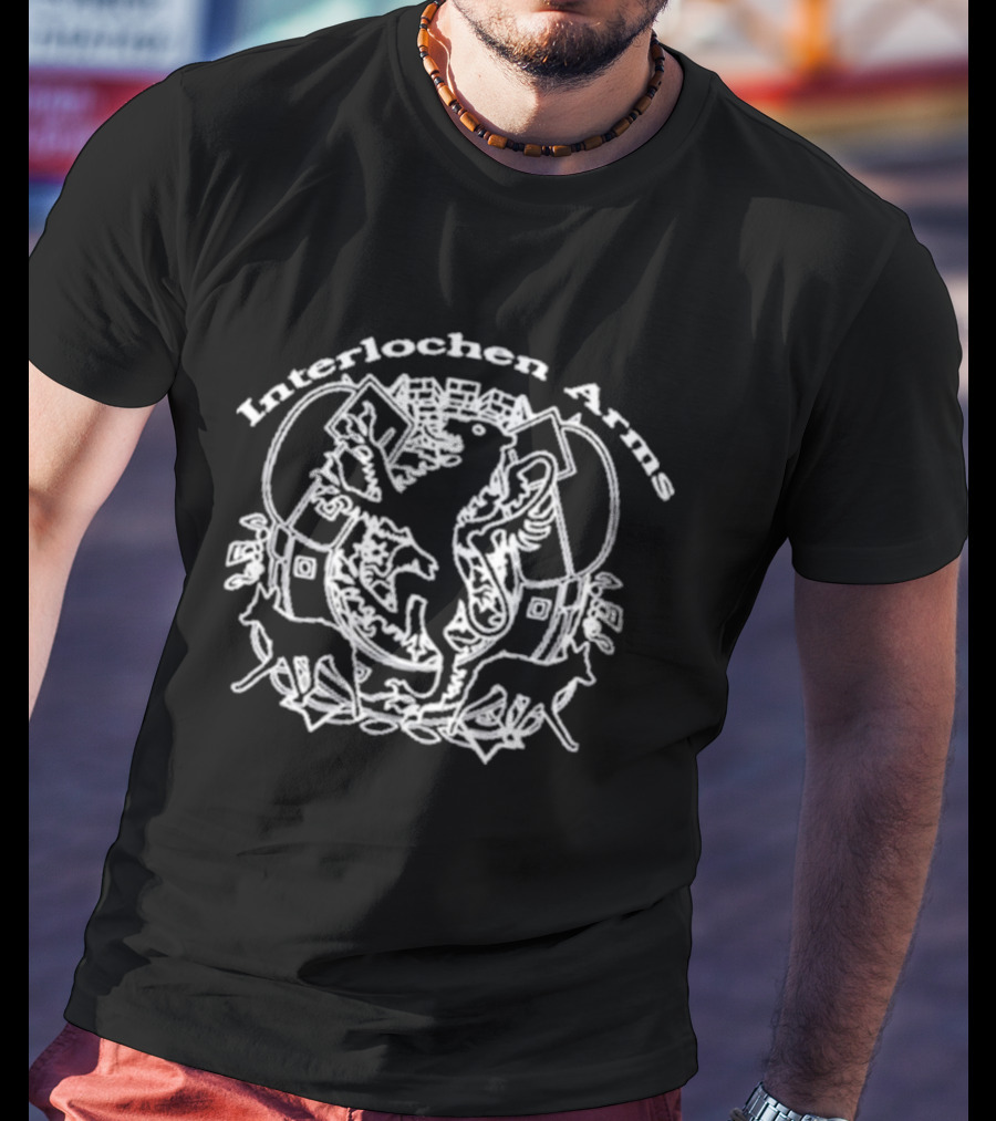 Interlochen Arms Heraldic Crest Featuring Lion T-Shirt