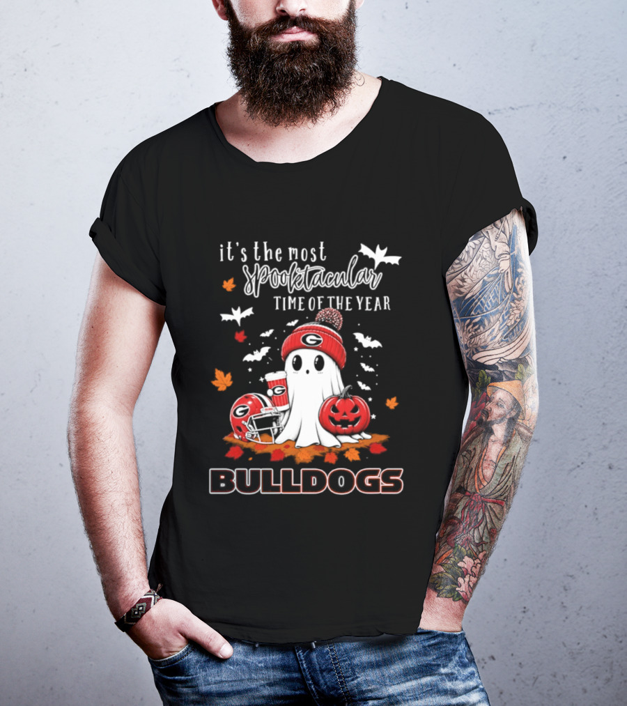 Georgia Bulldogs Halloween Ghost Wonderful Time Football Fan 2026 T-Shirt