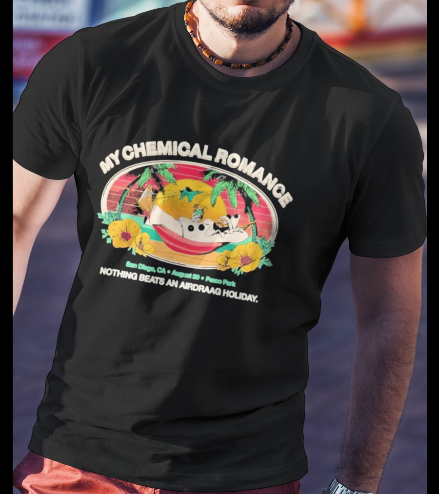My Chemical Romance San Diego August 20 Arena Park Airdraag Holiday T-Shirt