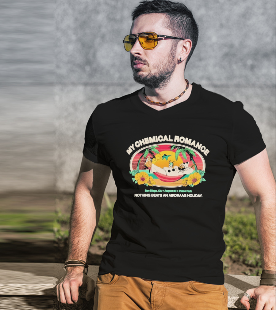 My Chemical Romance San Diego August 20 Arena Park Airdraag Holiday T-Shirt