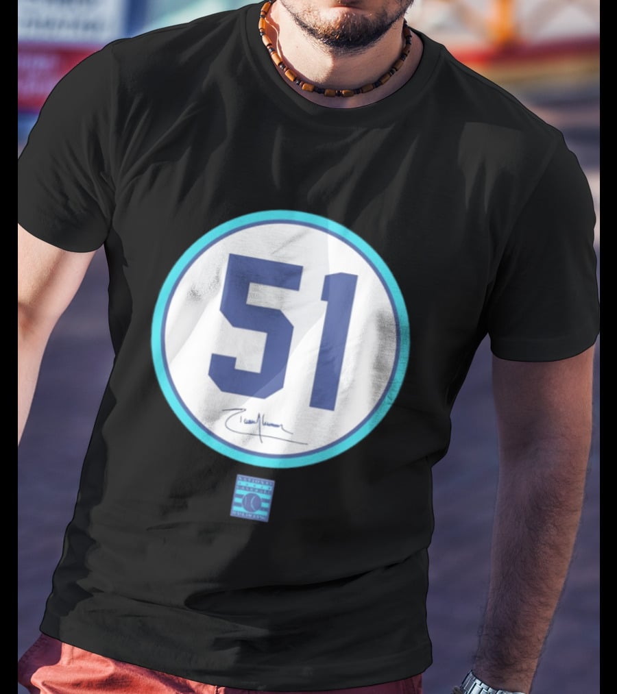 Randy Johnson Seattle Mariners 51 2015 National Baseball Hall Of Fame Induction T-Shirt