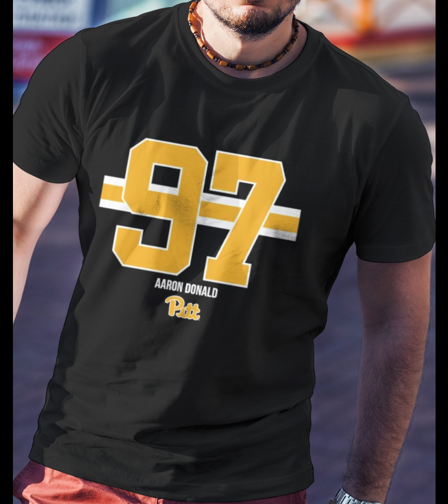 Aaron Donald 97 Pitt Panthers Football T-Shirt