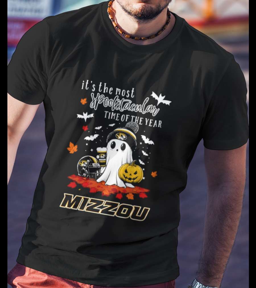 Mizzou Tigers Halloween Ghost 2026 It's The Most Spooktacular Time Of The Year T-Shirt