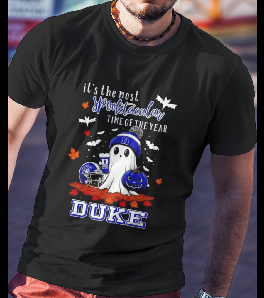 Duke Blue Devils Halloween Ghost Spooktacular Time Of The Year 2026 T-Shirt
