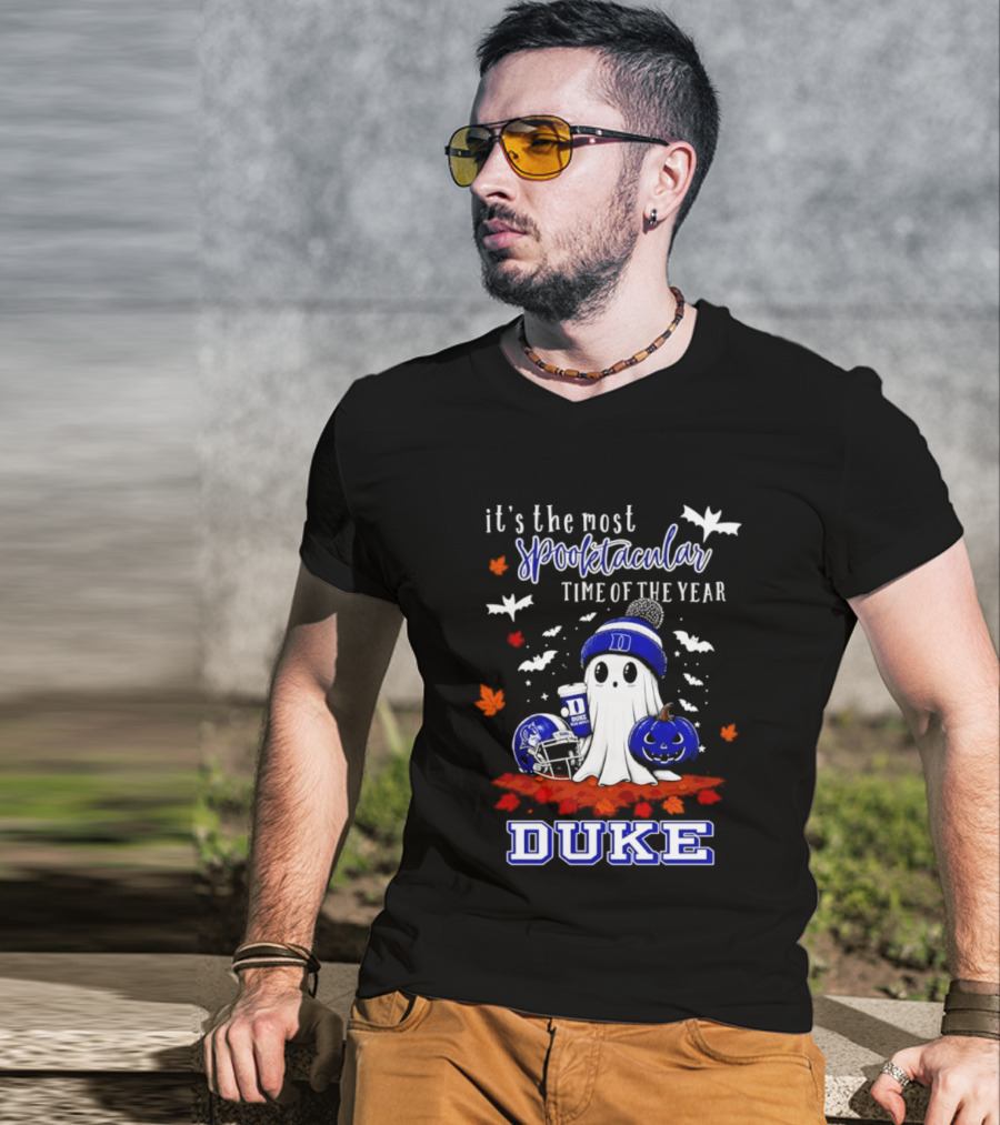 Duke Blue Devils Halloween Ghost Spooktacular Time Of The Year 2026 T-Shirt