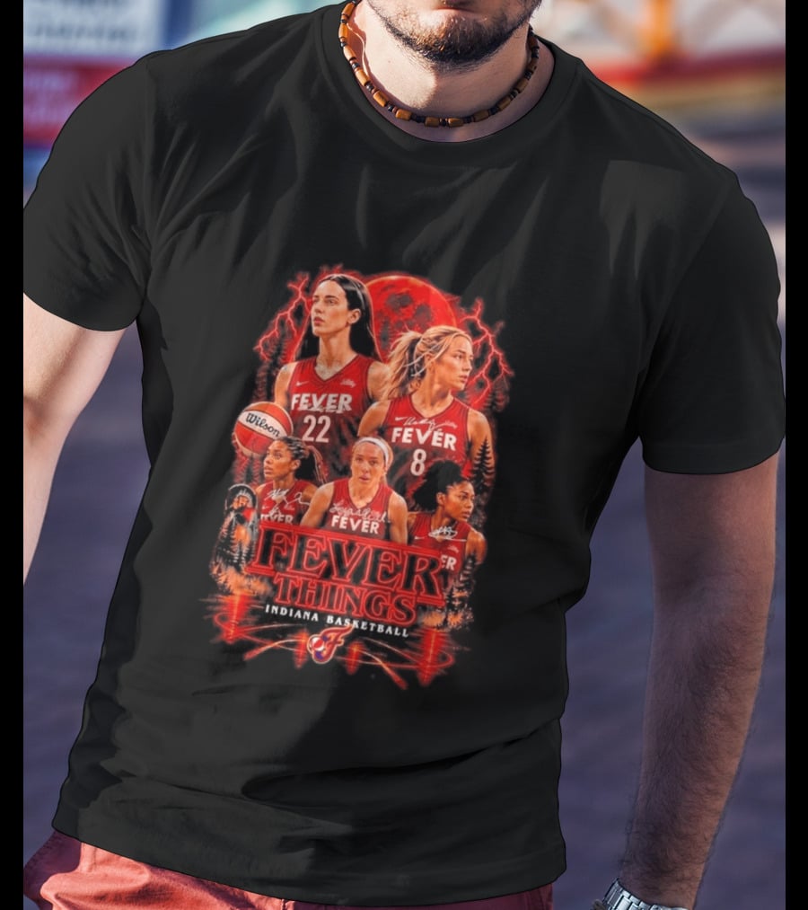 Fever Things Indiana Basketball Team Horror Wilson 22 8 T-Shirt