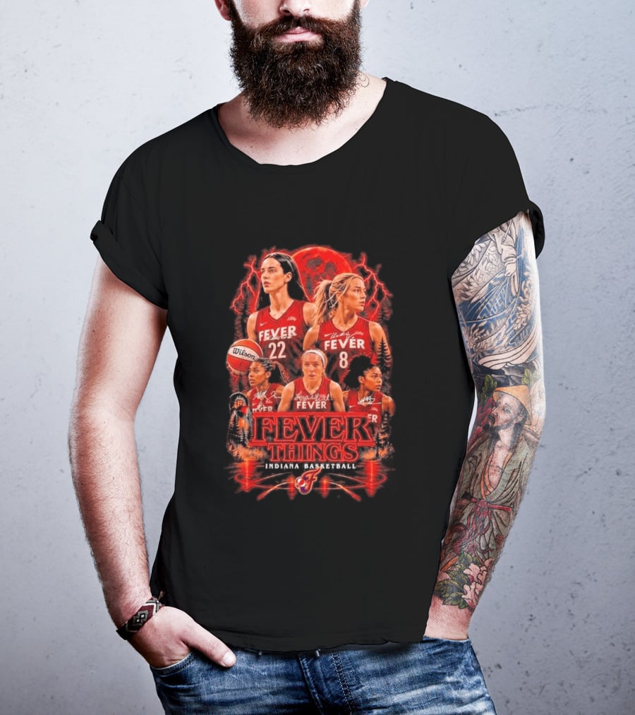 Fever Things Indiana Basketball Team Horror Wilson 22 8 T-Shirt