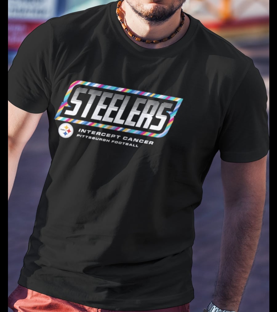 Pittsburgh Steelers Crucial Catch Intercept Cancer 2026 NFL Team Support T-Shirt
