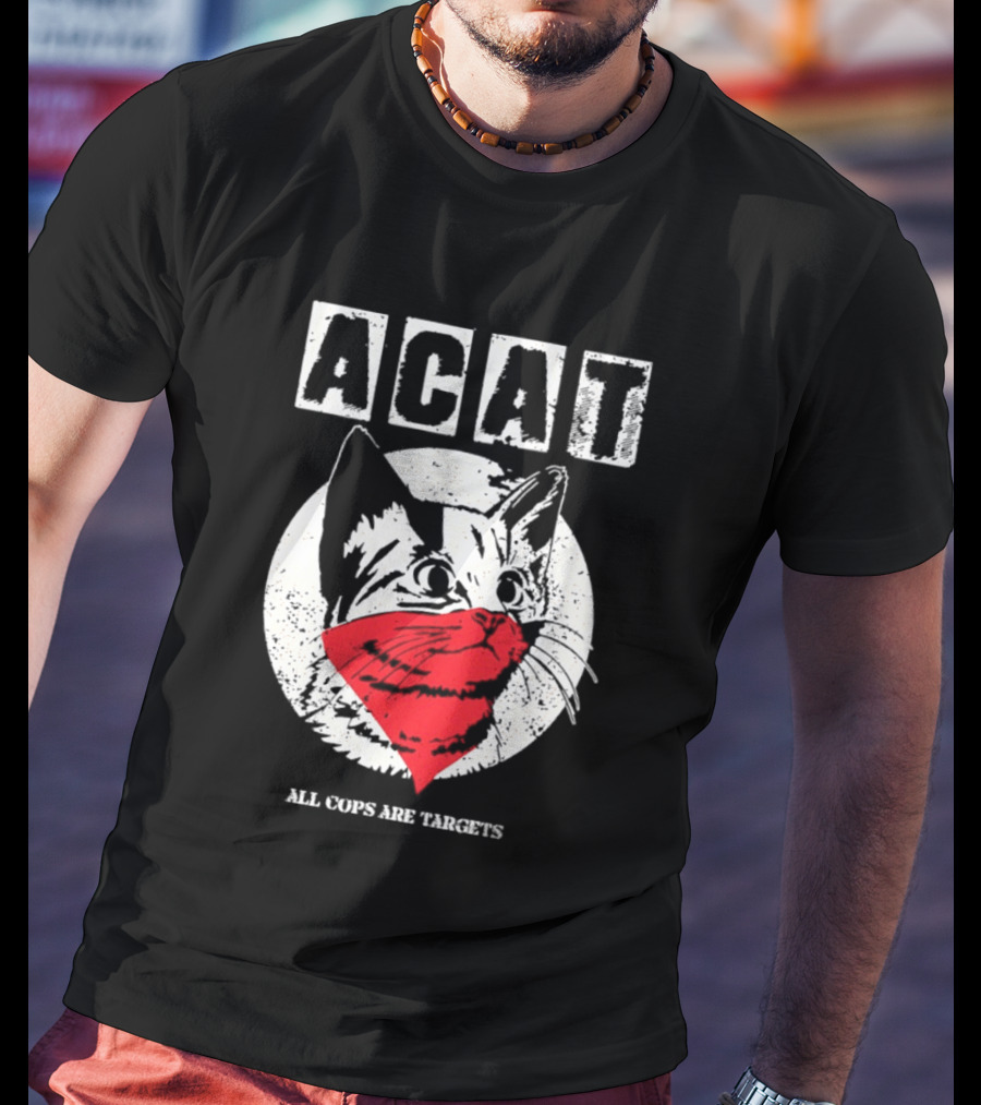ACAT All Cops Are Targets Cat Bandana T-Shirt