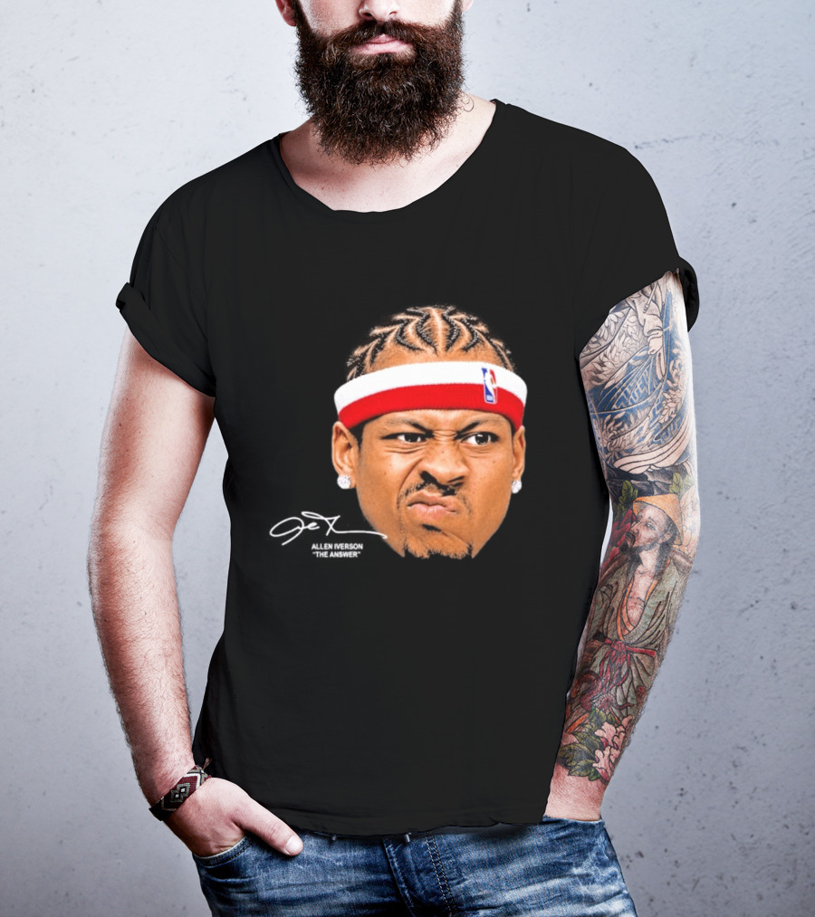 Allen Iverson The Answer NBA Headband T-Shirt
