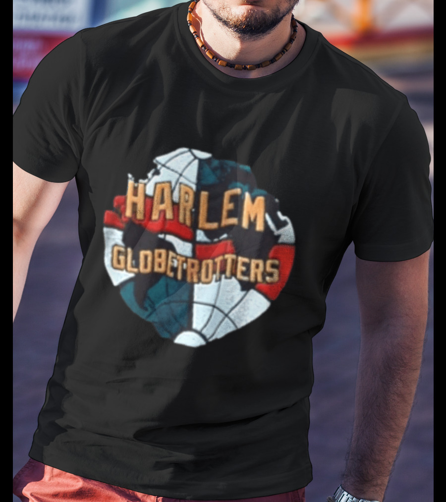 Harlem Globetrotters Basketball Globe T-Shirt
