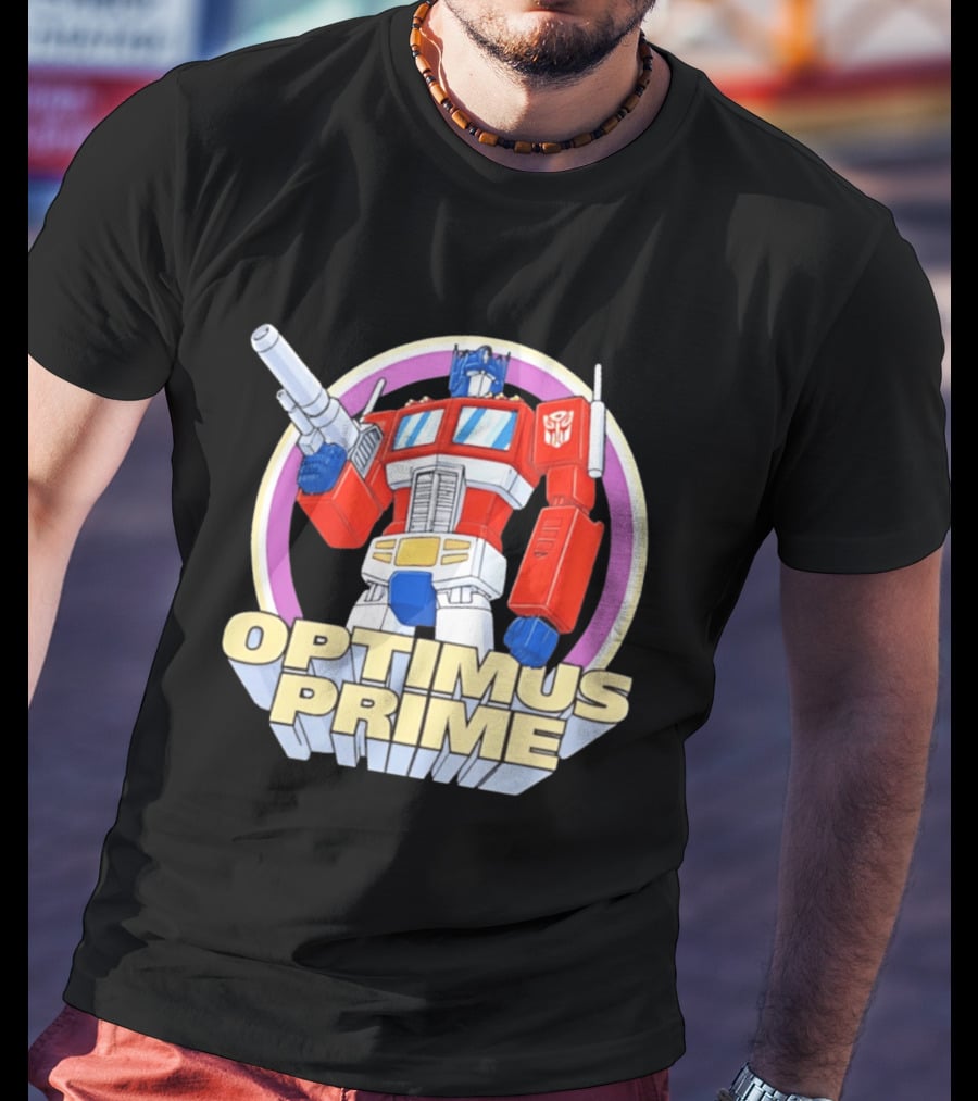 Optimus Prime Classic Animation Retro 80s T-Shirt