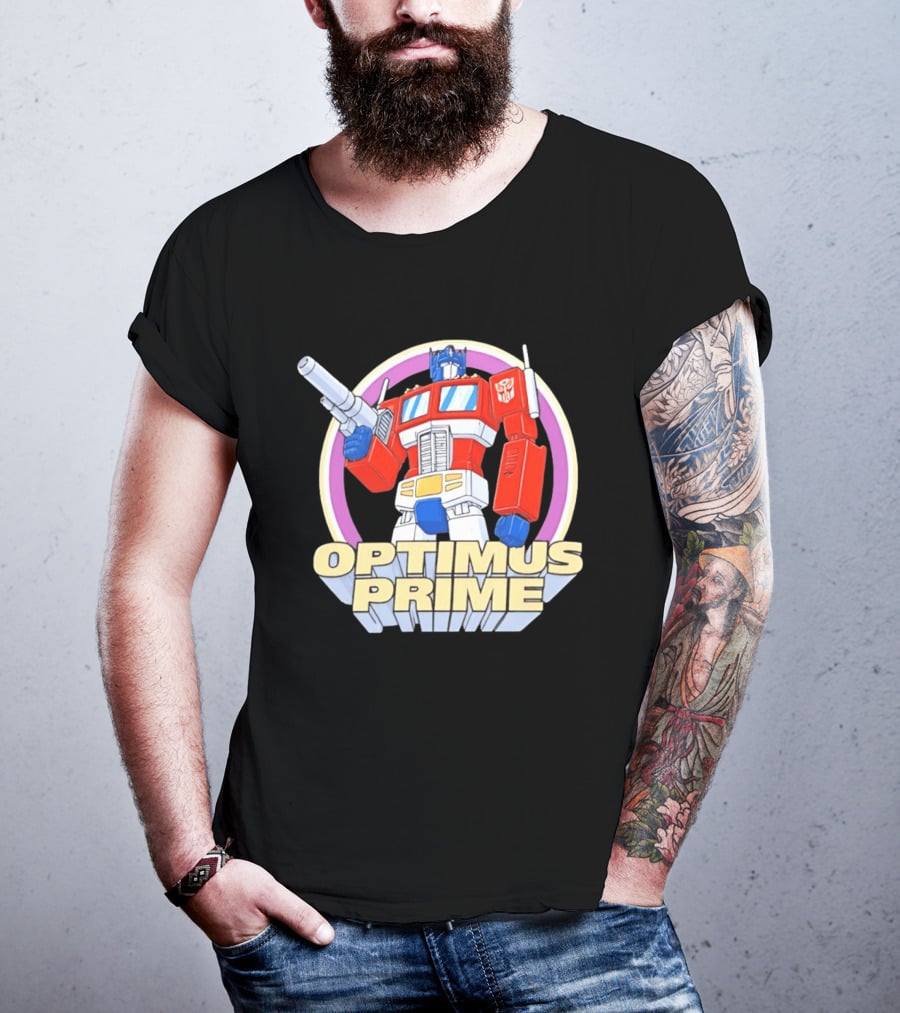 Optimus Prime Classic Animation Retro 80s T-Shirt