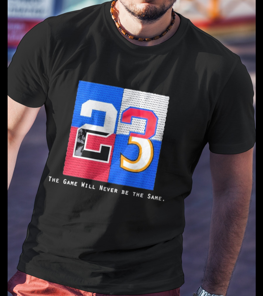 Shota Imanaga 23 The Game Will Never Be The Same Colorful Number Mashup T-Shirt