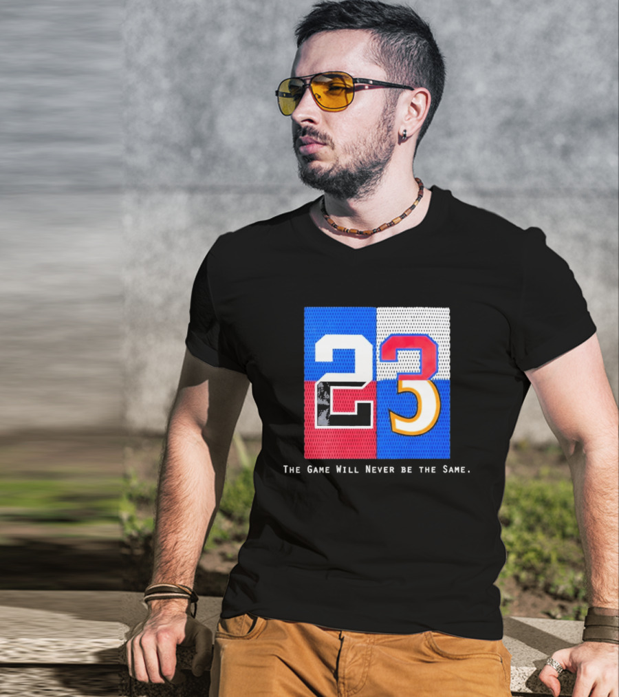 Shota Imanaga 23 The Game Will Never Be The Same Colorful Number Mashup T-Shirt