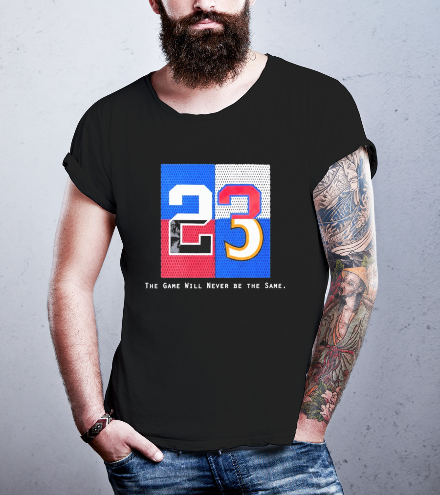 Shota Imanaga 23 The Game Will Never Be The Same Colorful Number Mashup T-Shirt
