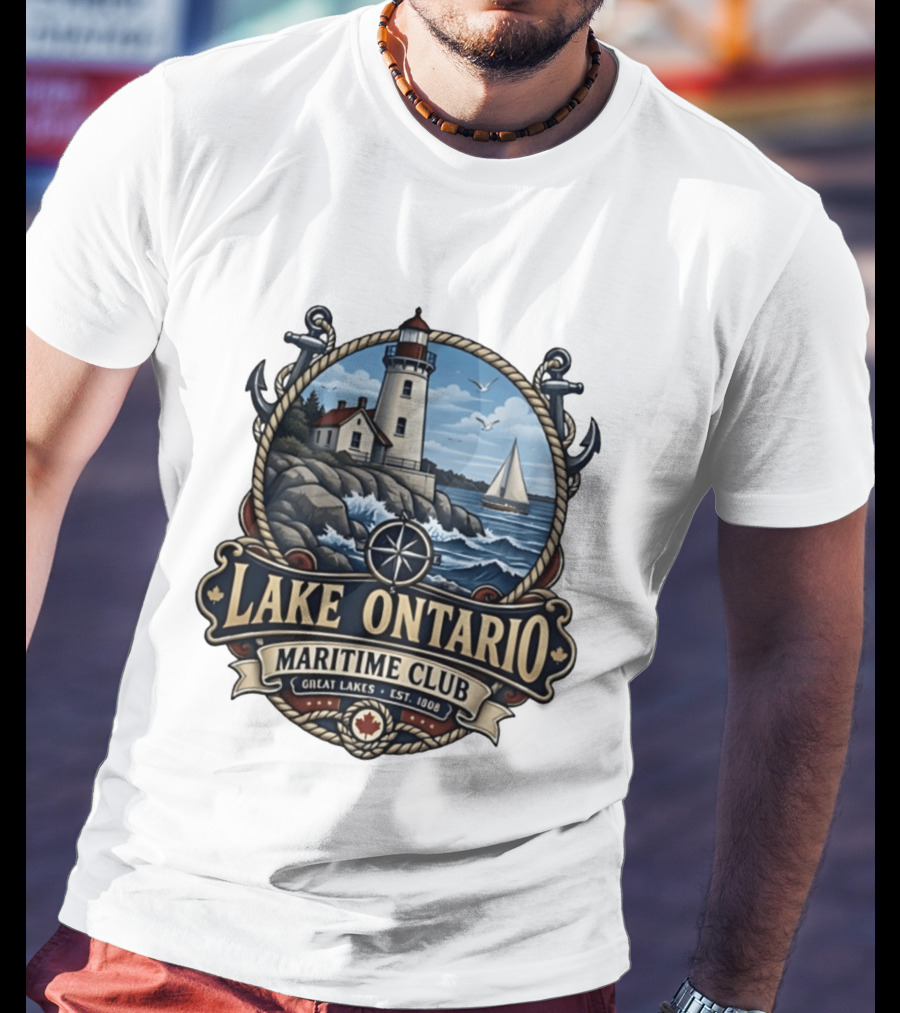 Lake Ontario Maritime Club Great Lakes Nautical Heritage Est. 1908 T-Shirt