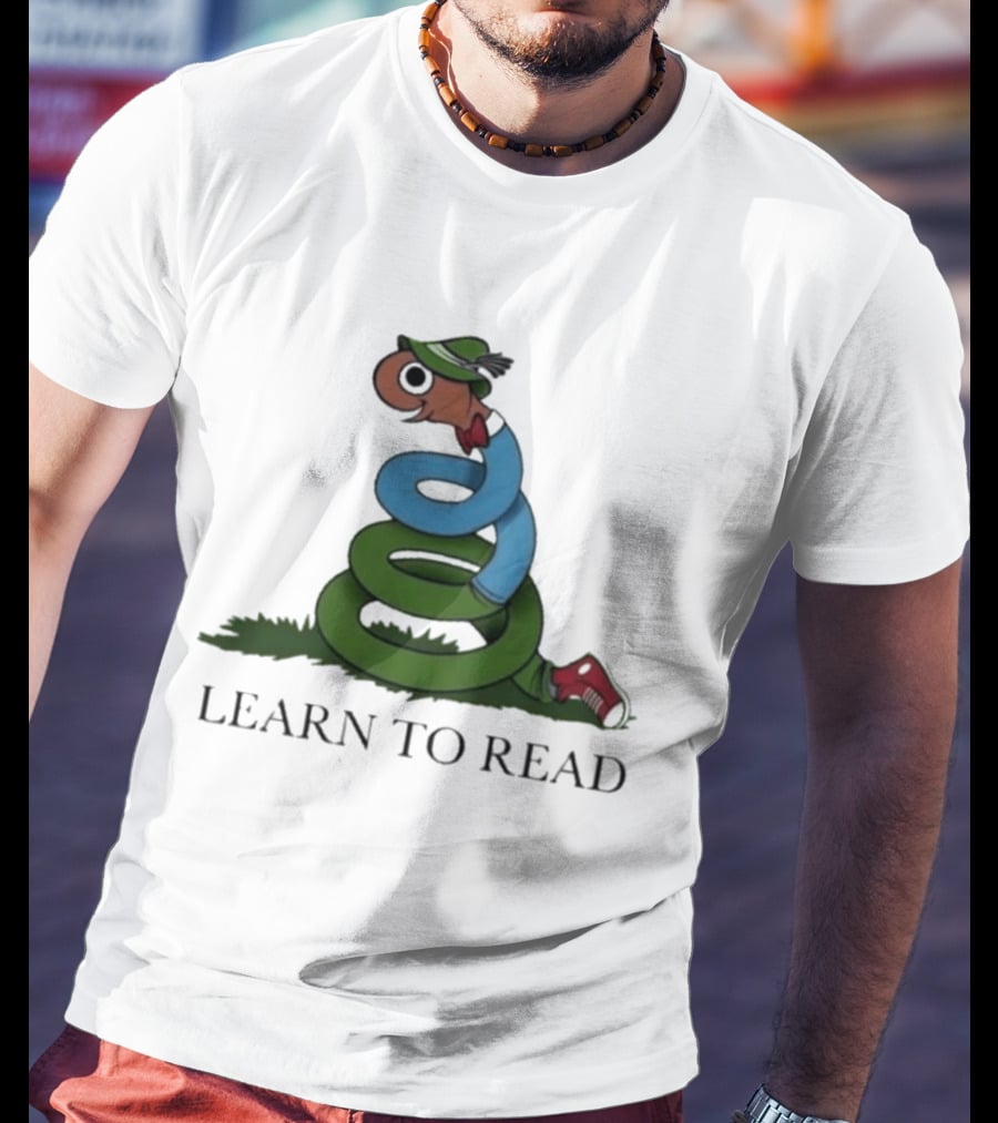 Learn To Read Alphabet Character With Hat And Sneakers T-Shirt