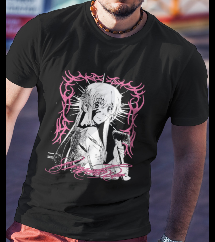 Awesome Yuno Gasai True Love Future Diary Anime Romantic Fan Favorite T-Shirt