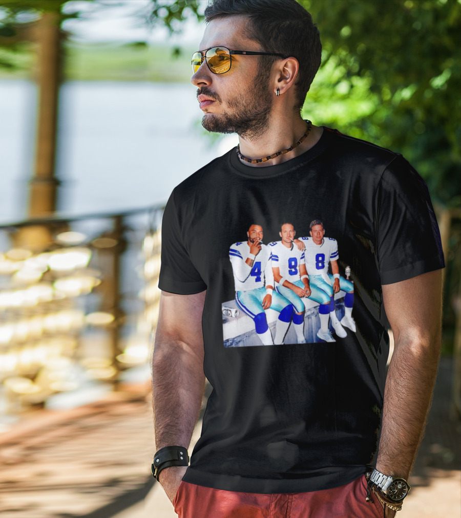 Klayton Adams Christian Parker Brandon Aubrey Dallas Cowboys Smoking Jerseys T-Shirt