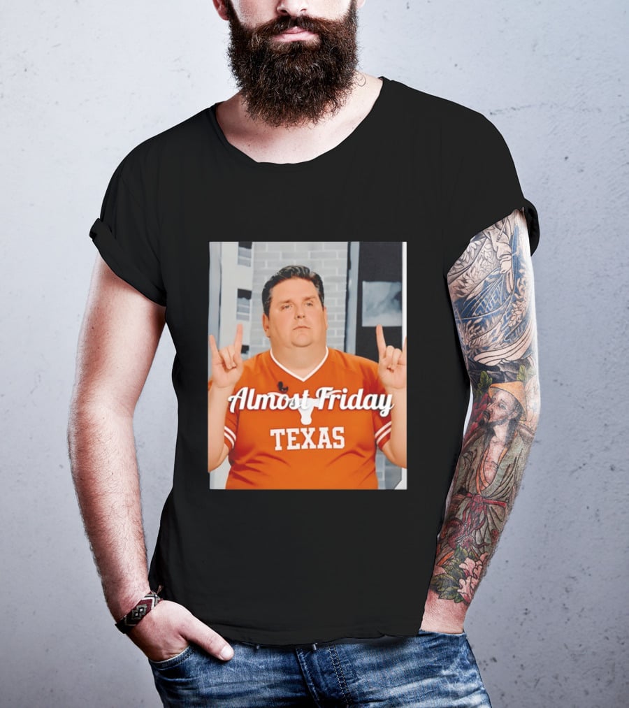 Almost Friday Texas Longhorn Hook 'EM T-Shirt