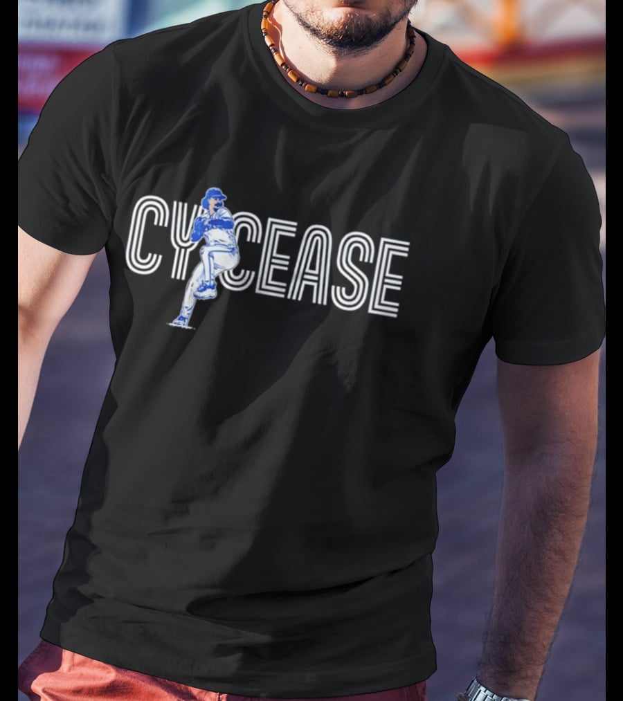 Dylan Cease Cy Cease Pitching Toronto Blue Jays 2026 MLB Season T-Shirt