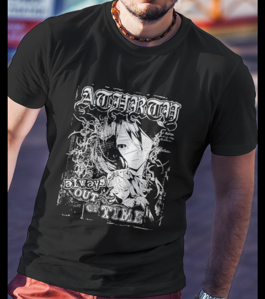 Atharty Always Out Of Time Anime Girl T-Shirt