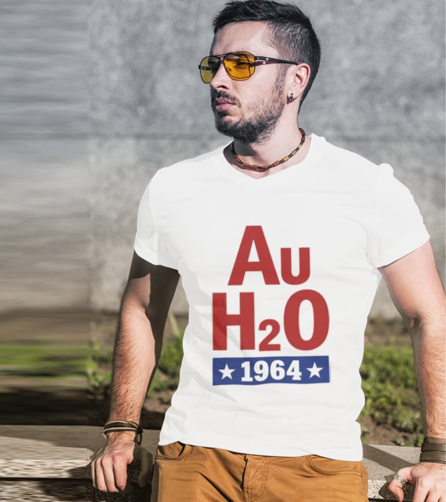 Au H2O 1964 Barry Goldwater Chemistry Political Campaign T-Shirt