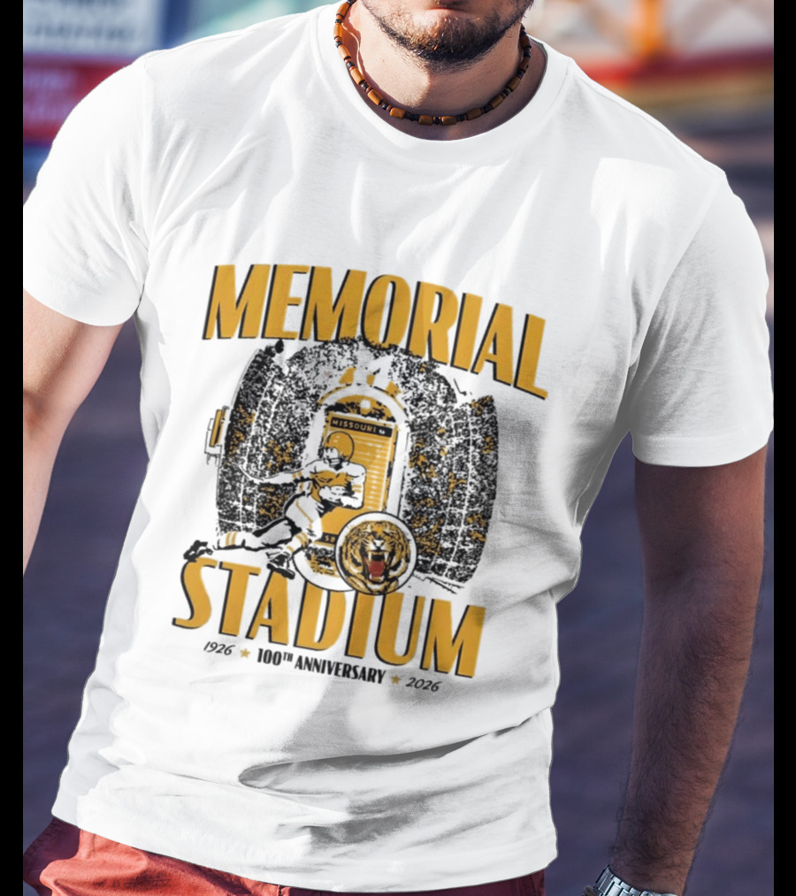 Memorial Stadium Missouri Tigers Football 100th Anniversary 1916 2016 T-Shirt