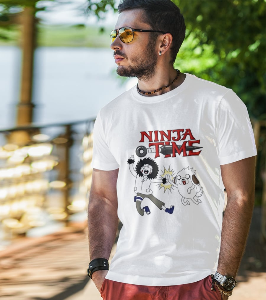 Ninja Time Kiba Inuzuka And Akamaru High Five Adventure T-Shirt