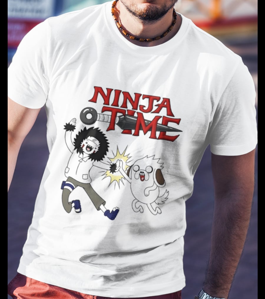 Ninja Time Kiba Inuzuka And Akamaru High Five Adventure T-Shirt