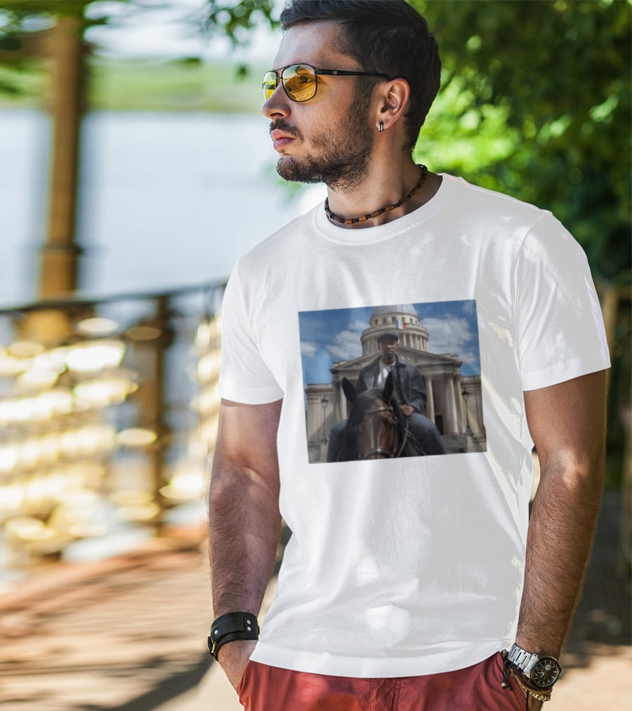 Dolly Parton Lupin Part 4 Assane Diop Horse Riding Pantheon Paris Netflix Series T-Shirt