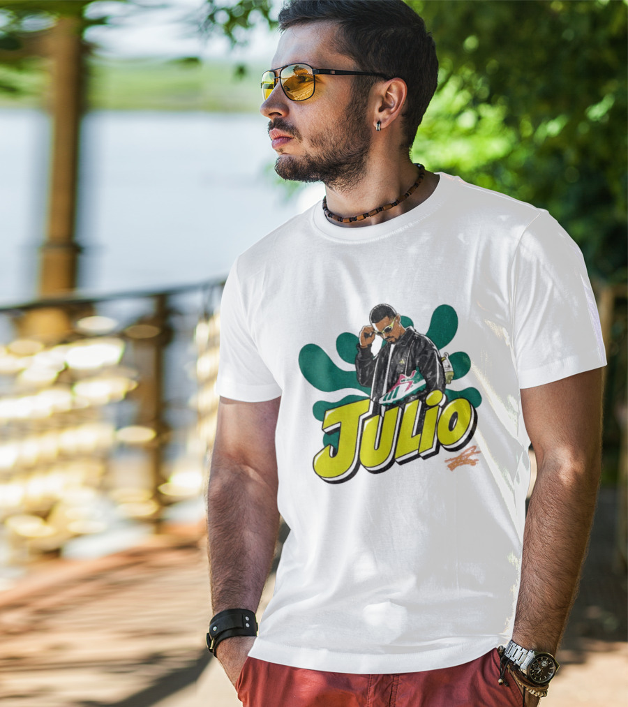 Julio Sneaker Style Hispanic Heritage Mariners T-Shirt