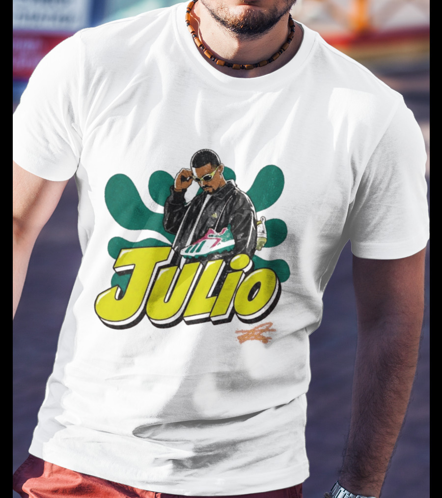 Julio Sneaker Style Hispanic Heritage Mariners T-Shirt