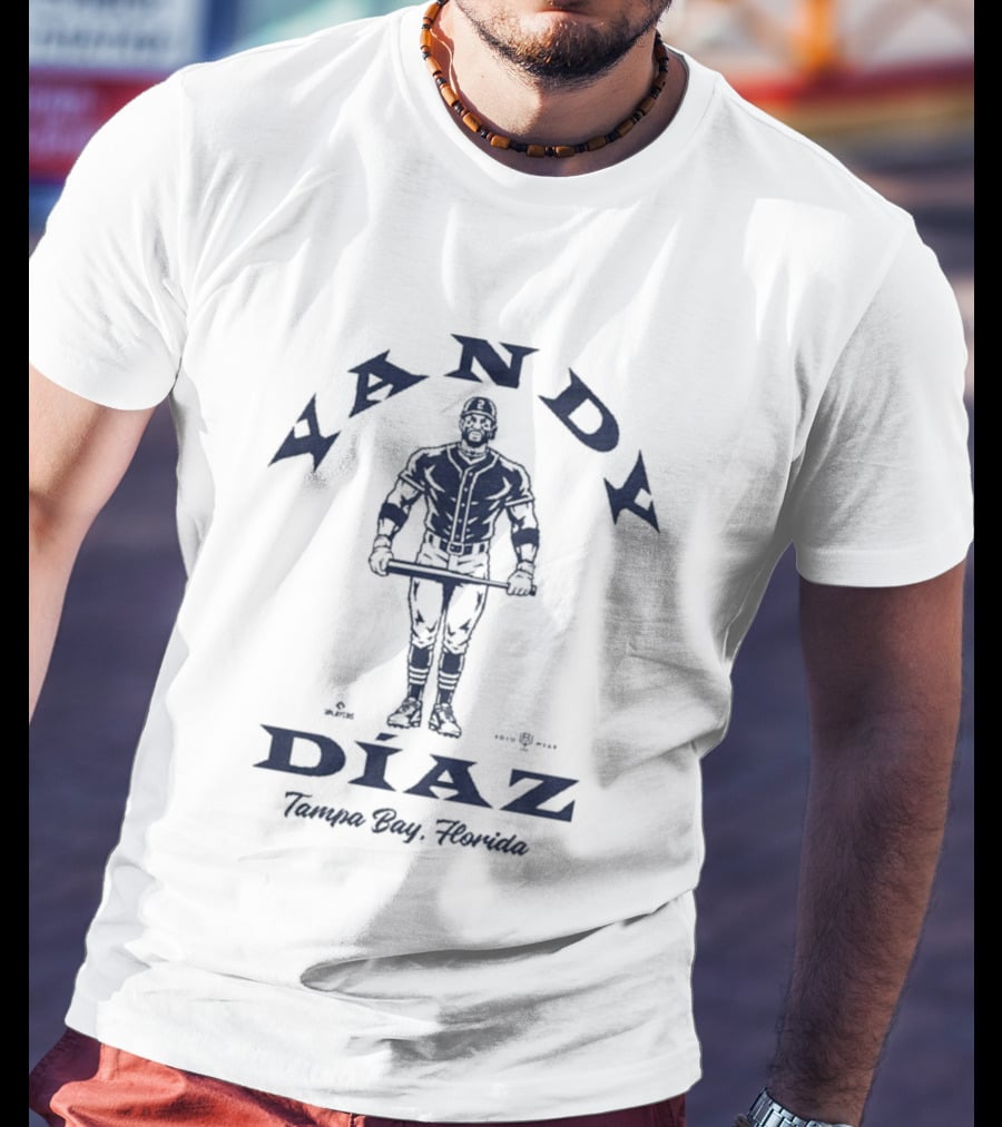 Yandy Díaz Tampa Bay Florida Strong Hitter T-Shirt