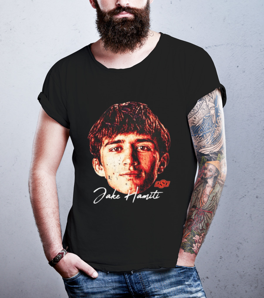Jake Hamiti Oklahoma State Wrestling OSU Swag T-Shirt