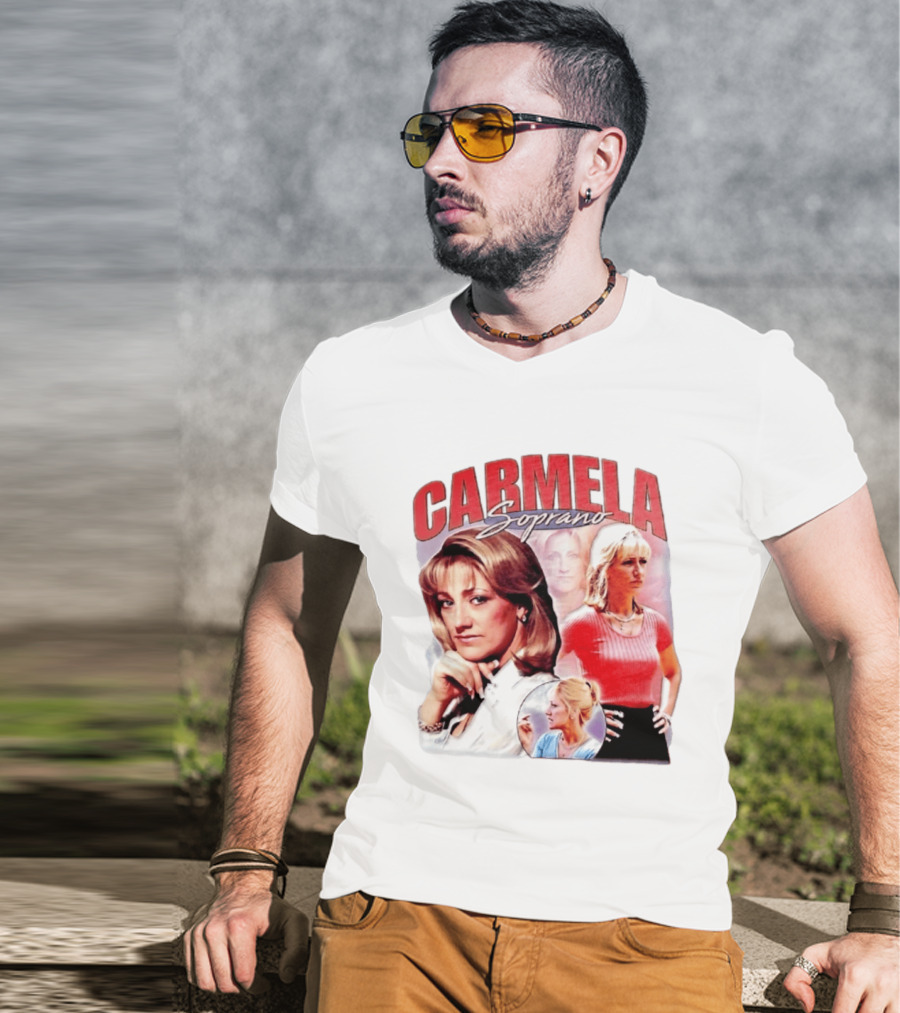 Carmela Soprano Character Collage T-Shirt