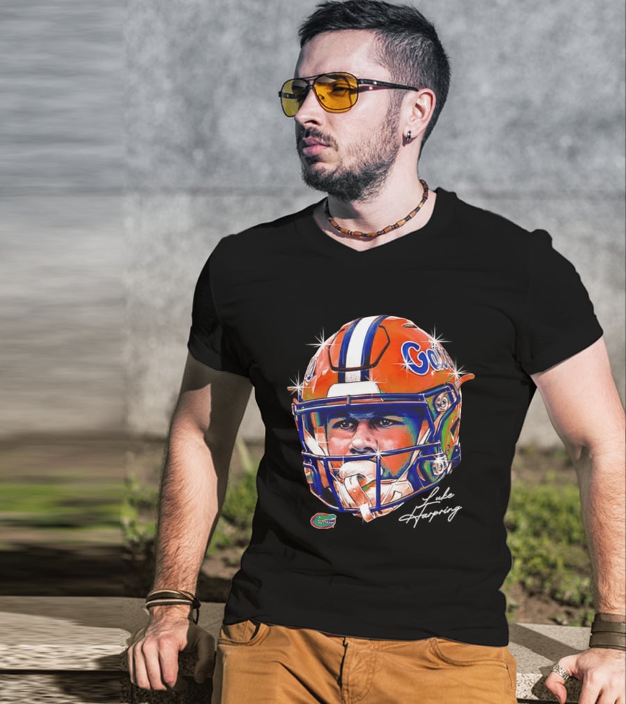 Florida Gators NCAA Football Helmet Swag Head T-Shirt