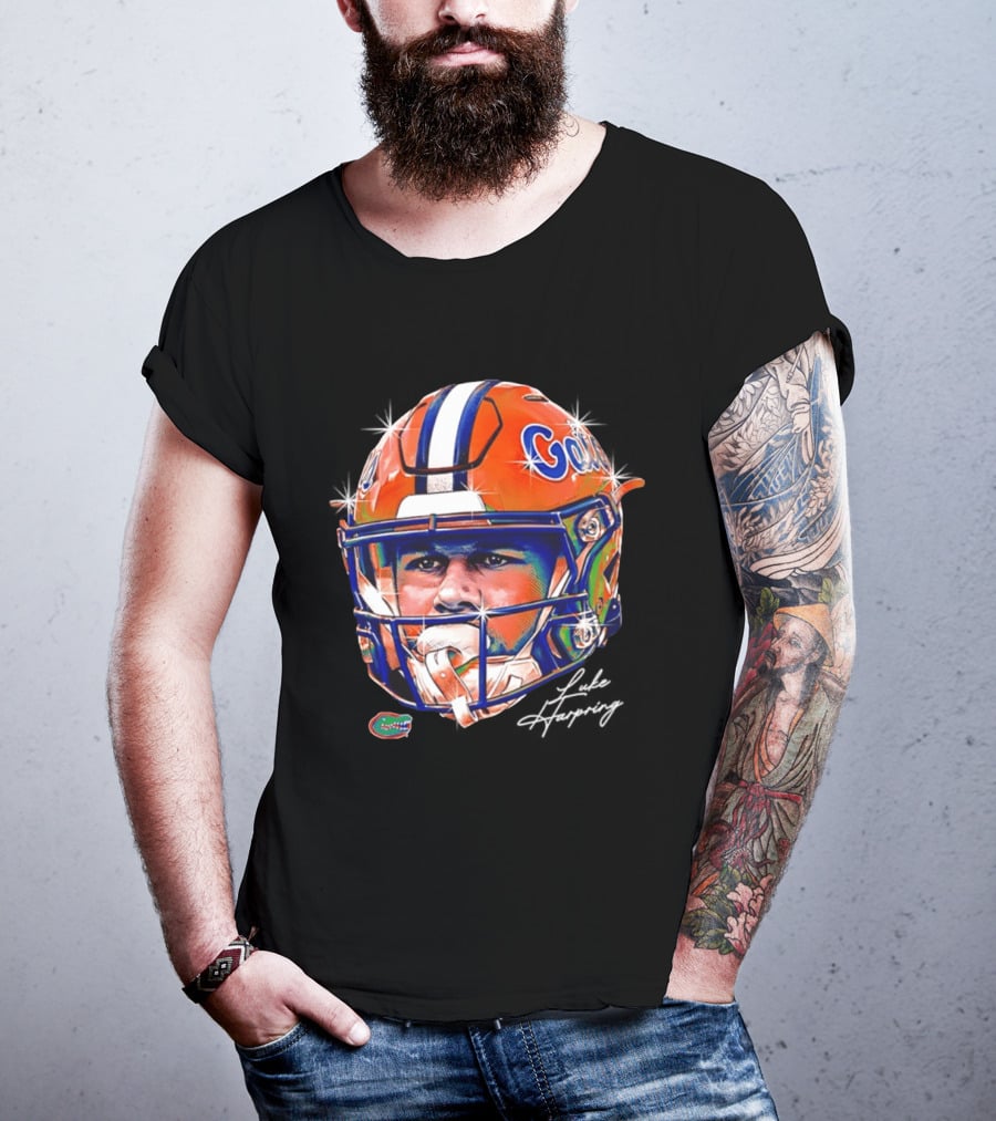 Florida Gators NCAA Football Helmet Swag Head T-Shirt
