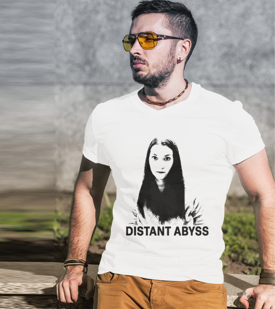 Distant Abyss Gothic Dark Aesthetic Minimalist T-Shirt
