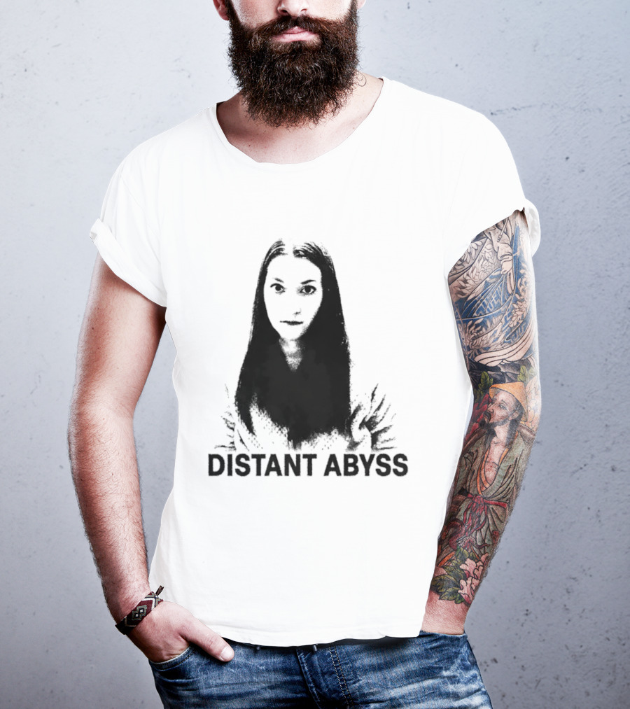 Distant Abyss Gothic Dark Aesthetic Minimalist T-Shirt