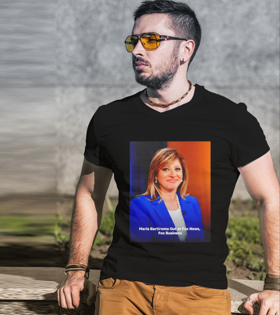 Maria Bartiromo Departure Fox Business News Media T-Shirt
