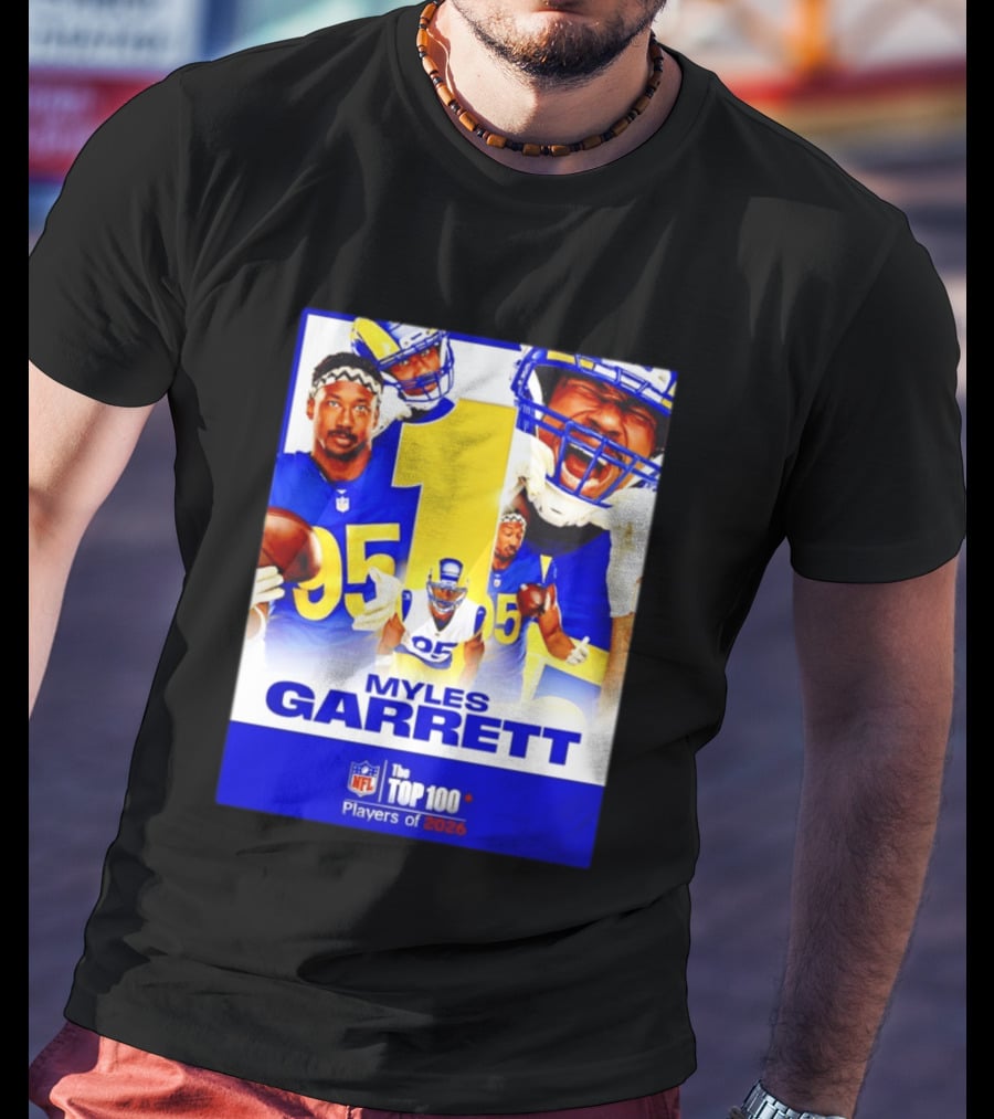 Myles Garrett Rams NFL Top 100 Players 2026 T-Shirt
