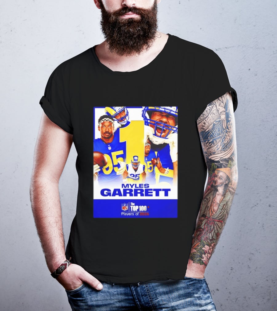 Myles Garrett Rams NFL Top 100 Players 2026 T-Shirt