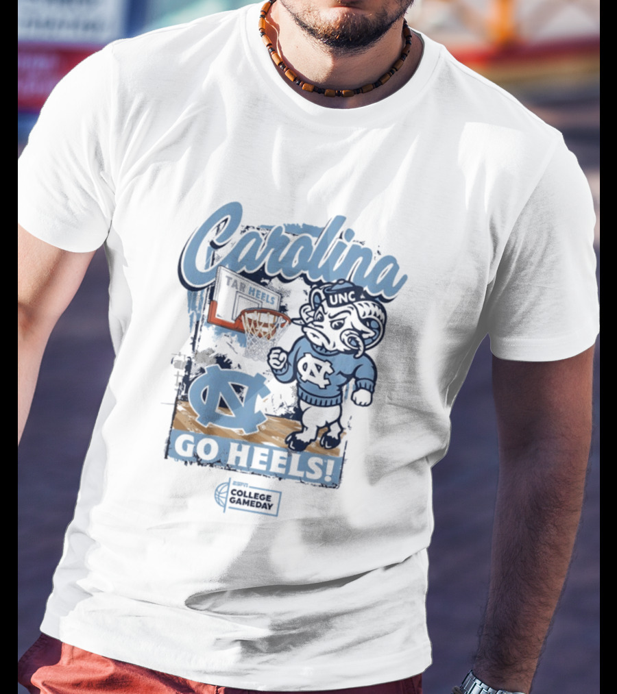 Carolina Tar Heels UNC 2026 College GameDay Go Heels T-Shirt