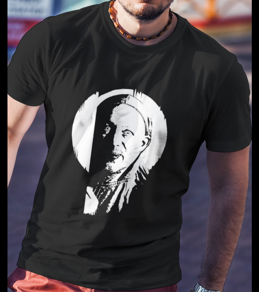 Curious Guy Limmy's Homemade Show Scottish Comedy Stencil T-Shirt