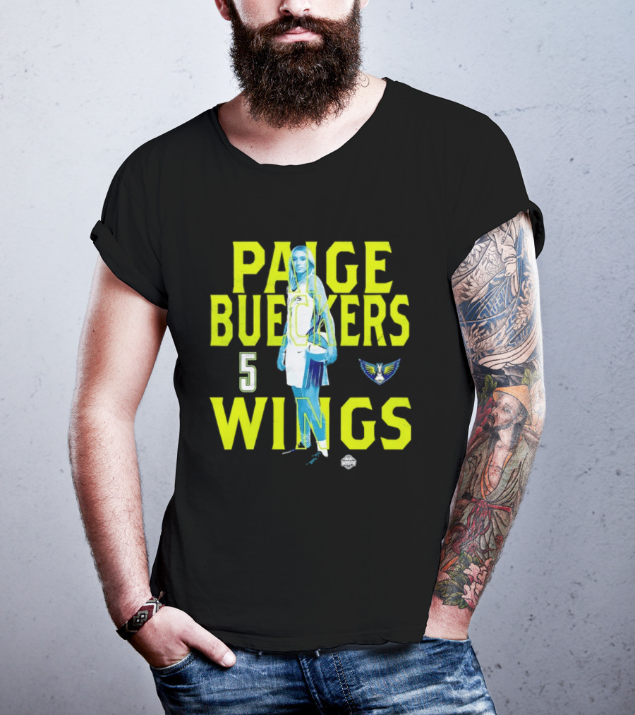Paige Bueckers 5 Wings Player Stance T-Shirt