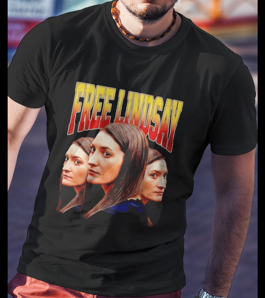 FREE LINDSAY Clancy Multiple Faces T-Shirt