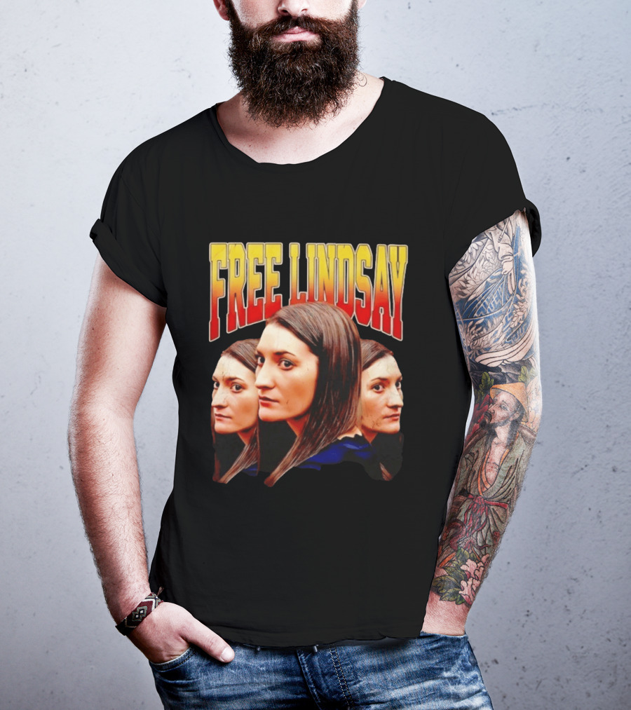 FREE LINDSAY Clancy Multiple Faces T-Shirt